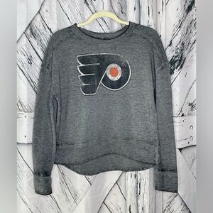 Philadelphia Flyers Grey Pullover Sweatshirt M